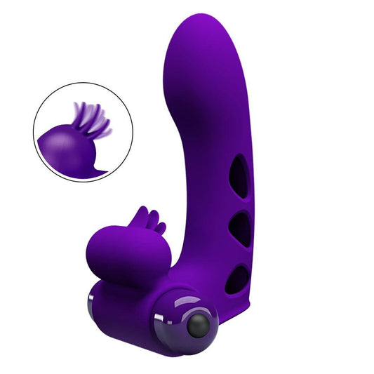 Party Up MIKE Vibrating Adult Finger Massager - Finger and Tongue Vibrators