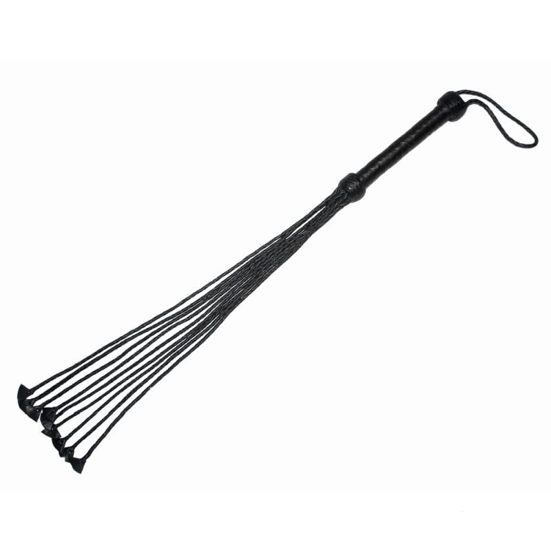 Kitten Leather Flogger with Nine Tail Whips And Crops