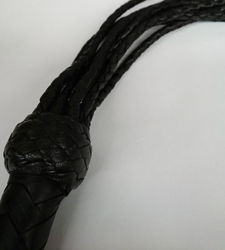 Kitten Leather Flogger with Nine Tail Whips And Crops