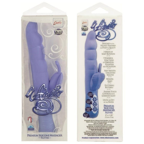 L'amour Premium Silicone Massager Flutter - Rabbit Vibrators