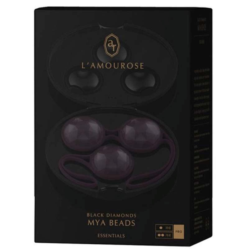 L'Amourose Mya Beads Plum Love Eggs and Kegel Exercisers