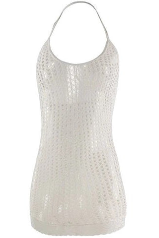 Lace Mini Dress - Hosiery