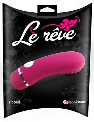 Le Reve Ribbed 3 Speed Personal Adult Massager Mini & Slim Vibrators