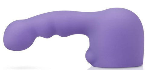 Le Wand Petite Ripple Weighted Silicone Attachment Violet - Vibrator Accessories