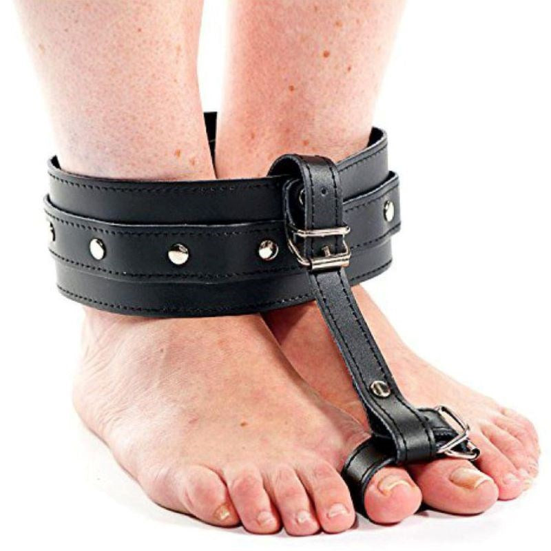 Leather Ankle & Toe Restraint Collars And Cuffs