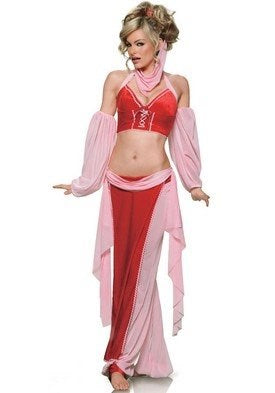 Mystical Genie Transformation - Captivating Costume for Halloween and Beyond Fancy Dress Ups
