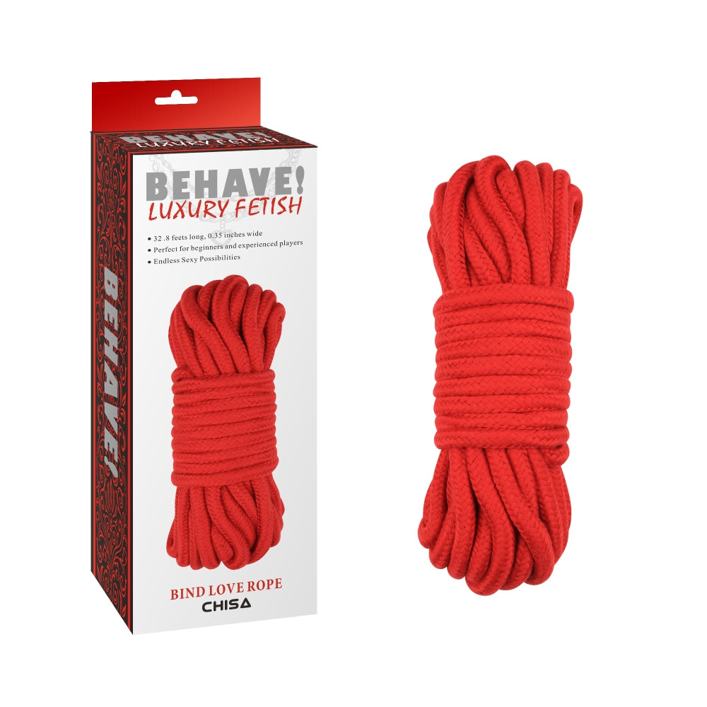 Behave BDSM Play Bing Love Rope 10 Metre Cuffs And Restraints