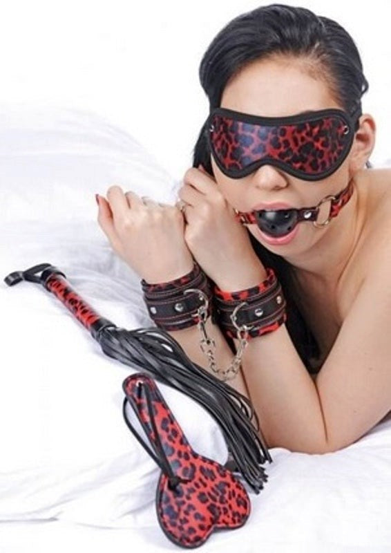 Leopard Bondage Starter Kit 6 piece Bondage Kits