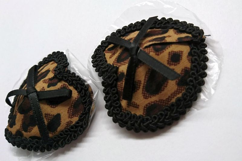 Leopard Print Nipple Pasties Fancy Dress Ups