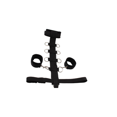 Behave Be My Slave Bondage Set Black - Cuffs And Restraints