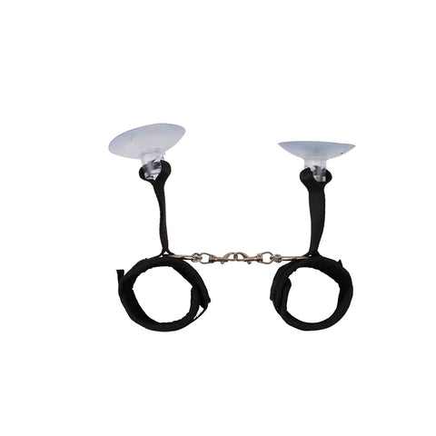 Behave Tie Up Love Adjustable BDSM Cuffs Black - Cuffs And Restraints