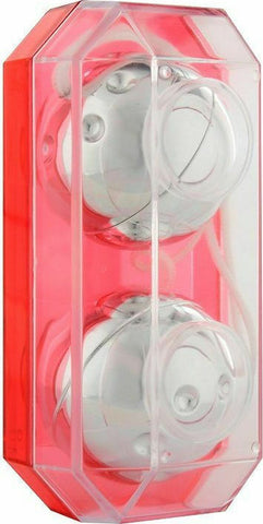 Seven Creations Silver Plastic Boxed Duo Ben Wa Balls - Love Eggs and Kegel Exercisers