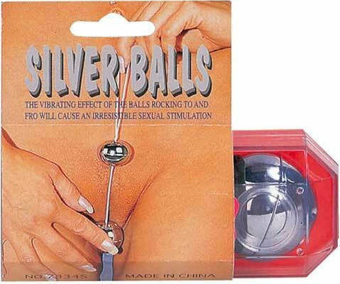 Seven Creations Silver Plastic Boxed Duo Ben Wa Balls - Love Eggs and Kegel Exercisers