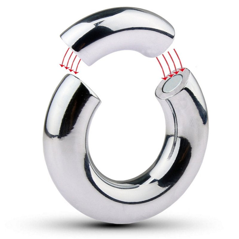 BDStyle Magnetize Stainless Steel Magnetic Mens Cock Ring Steel Cock Rings