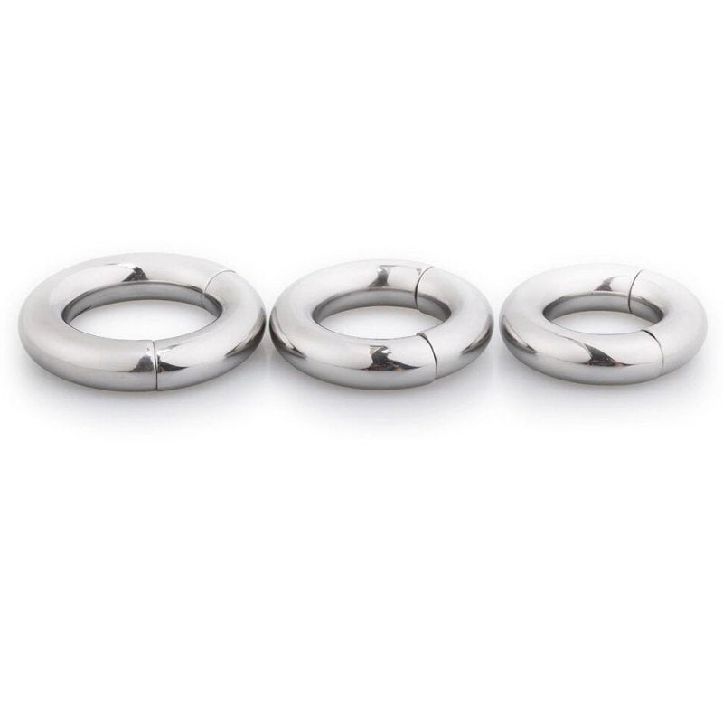 BDStyle Magnetize Stainless Steel Magnetic Mens Cock Ring Steel Cock Rings