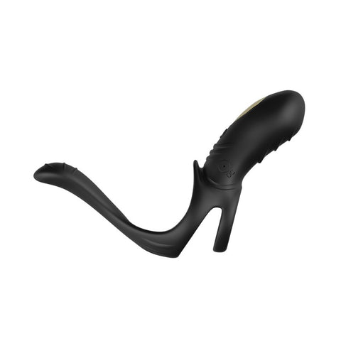 BDStyle Tail 9 Frequency Vibration Cock Ring - Vibrating Cock Rings