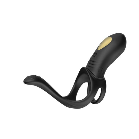 BDStyle Tail 9 Frequency Vibration Cock Ring - Vibrating Cock Rings