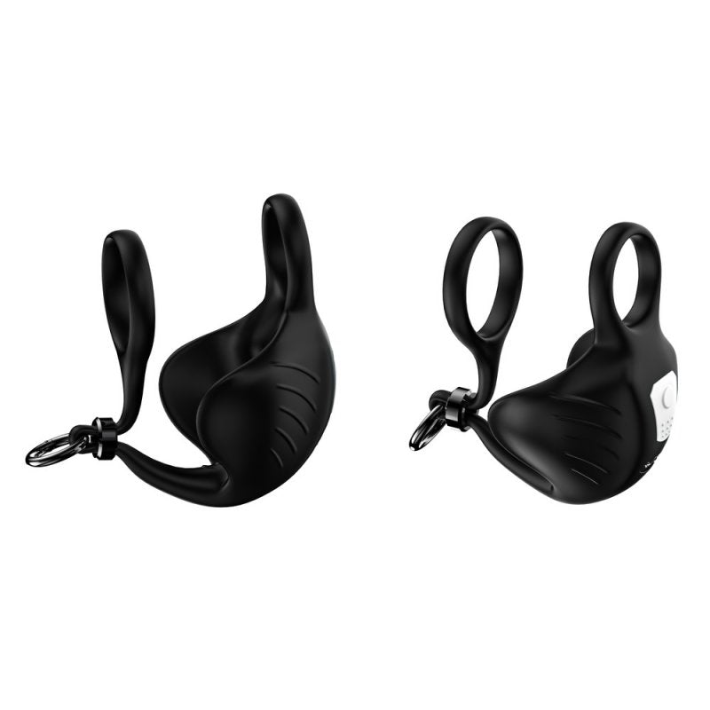 BDStyle Manta Ray 9 Functions Scrotum Vibrator Vibrating Cock Rings