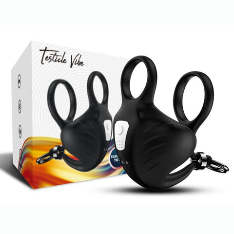 BDStyle Manta Ray 9 Functions Scrotum Vibrator - Vibrating Cock Rings