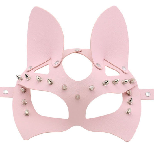 BDStyle Faux Leather Rivet Spike Mask Blindfolds And Masks