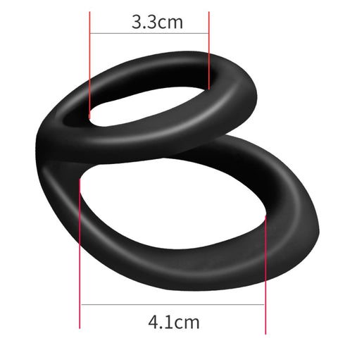 BDStyle Uplift Silicone Cock and Ball Support Mens Cock Ring - Stretchy Cock Rings