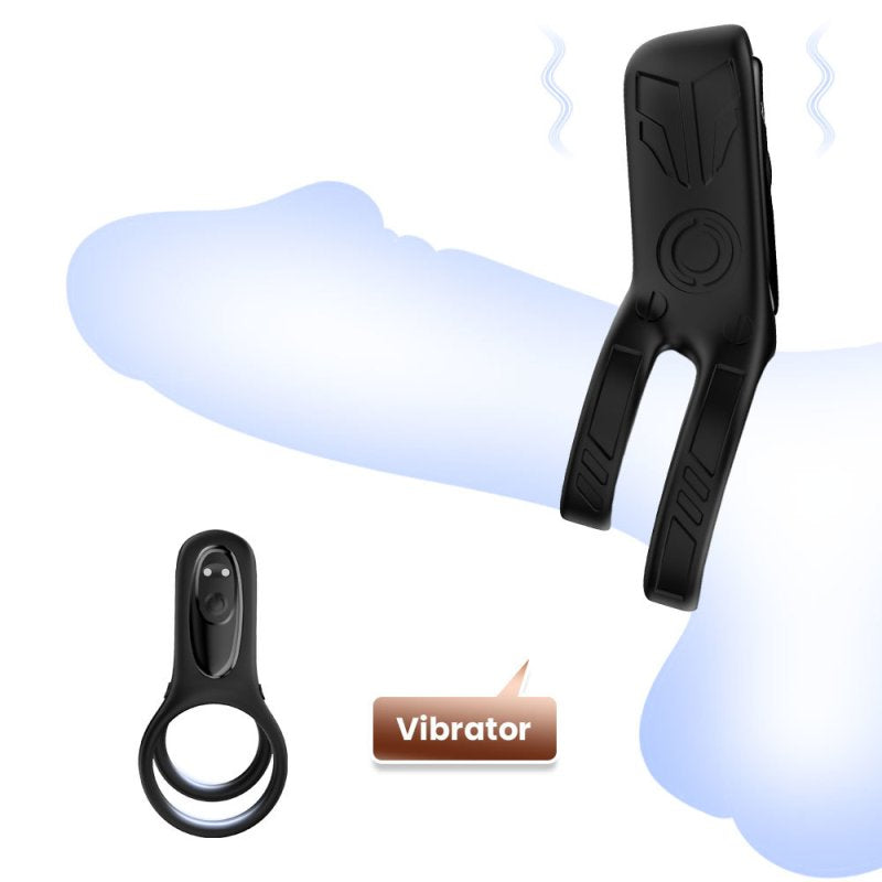 BDStyle Twisted Angel 9 Functions Royale Mens Cock Ring Vibrating Cock Rings
