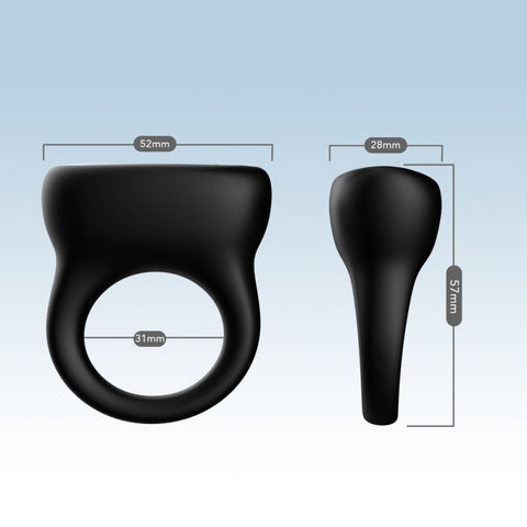 BDStyle 9 Functions Wireless Silicone Vibrating Love Ring - Vibrating Cock Rings