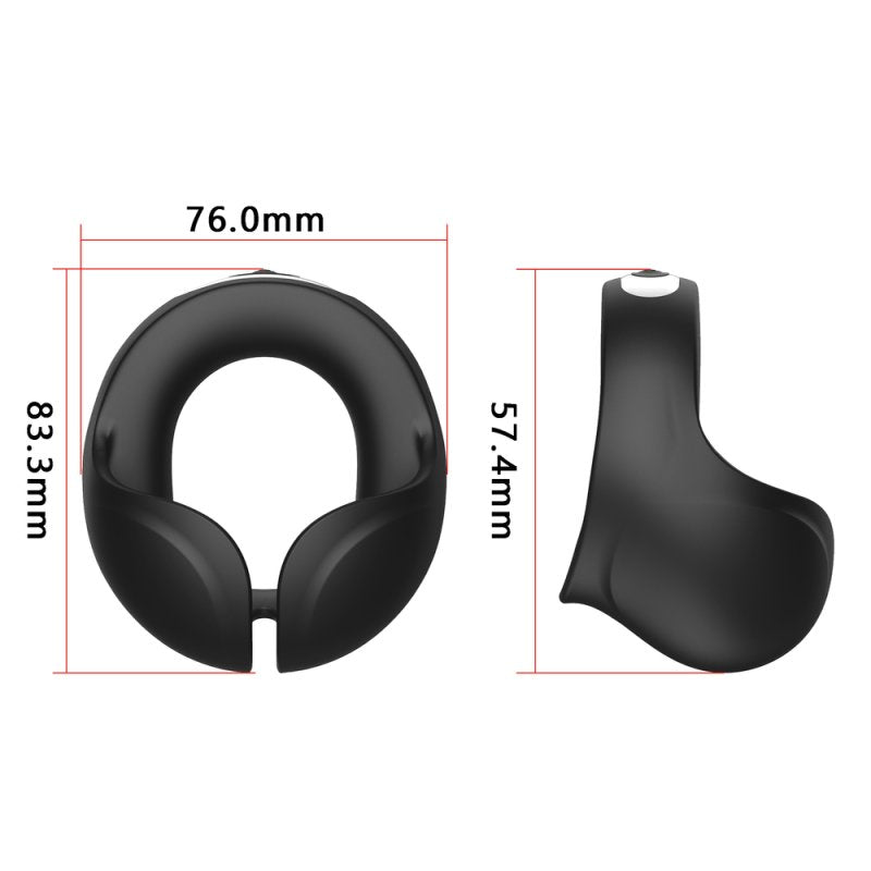 BDStyle Scrotum 10 Functions Vibrating Mens Cock Ring Vibrating Cock Rings
