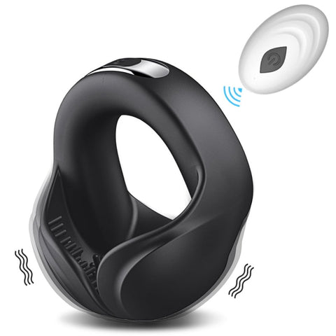 BDStyle Scrotum 10 Functions Vibrating Mens Cock Ring - Vibrating Cock Rings