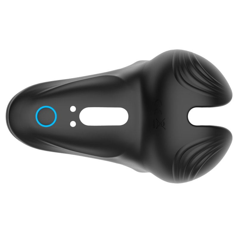 BDStyle Hoden Trinity Silicone Cock Ring with Taint Stimulator Vibrating Cock Rings