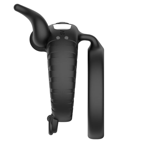BDStyle OX Horn 10 Functions Vibrating Cock Ring - Vibrating Cock Rings