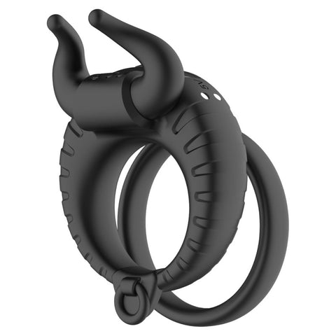 BDStyle OX Horn 10 Functions Vibrating Cock Ring - Vibrating Cock Rings