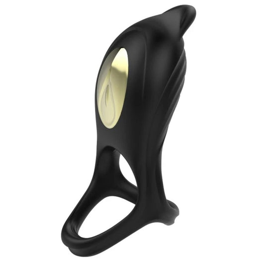 BDStyle 5 Functions Penis Ring Vibrator With Sucking Functions - Vibrating Cock Rings