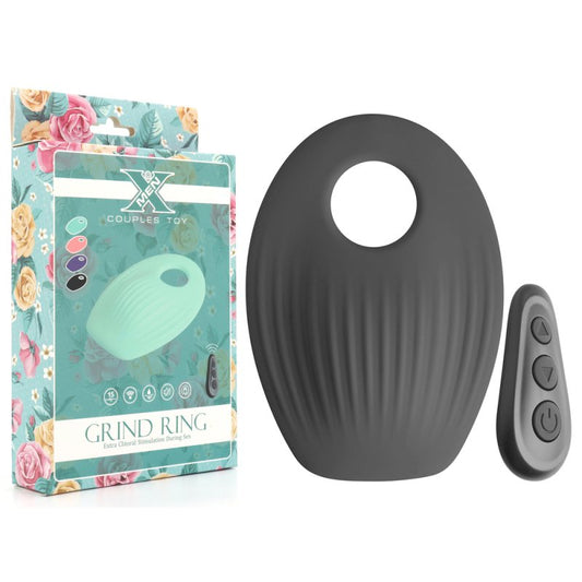 X-Men 10 Functions Vibrating Grind Cock Ring For Couples - Vibrating Cock Rings