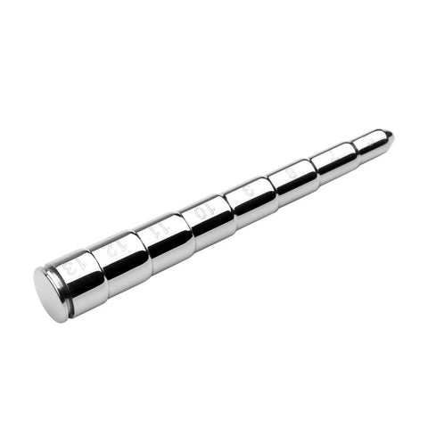 BDStyle Mens Metal Urethral Bougie Measuring Device - Urethral Sounds