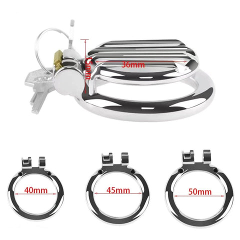 BDStyle Plate Cage Male Chastity Device Large - Male Chastity