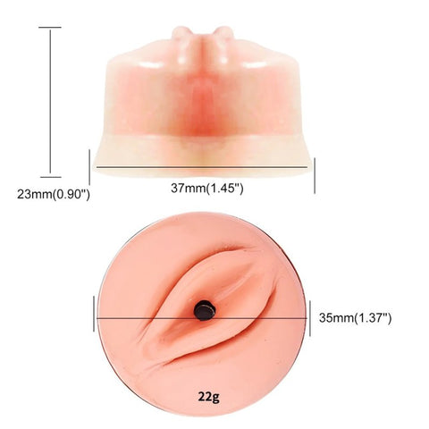 BDStyle Fake Silicone Stainless Steel Male Chastity Cage With Bent Ring - Male Chastity