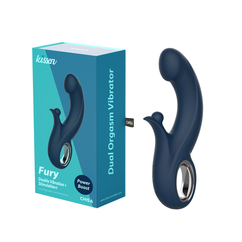 Kissen Fury Rabbit Style G Spot Vibrator Navy Blue Rabbit Vibrators