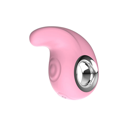 Kissen Comma Vibration & Tapping Pattern Clitoral Massager Pink - Clit Ticklers and Pulsators