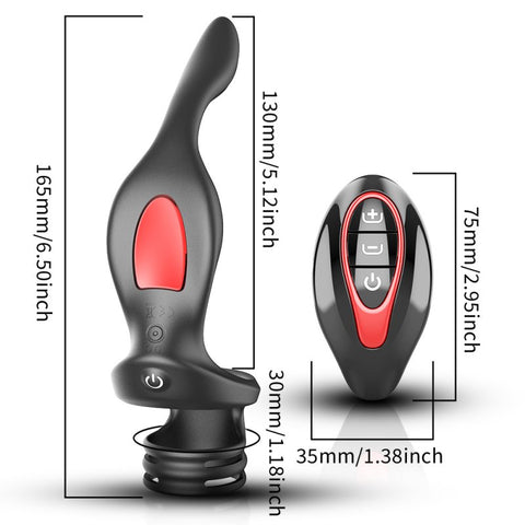 BDStyle Fly Bird Locking Cum Ring Vibrating Anal Massager - Vibrating Cock Rings