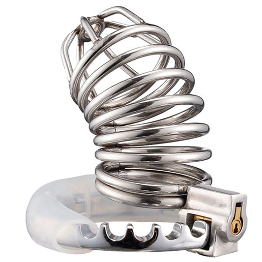 BDStyle Beginner Cage Adjustable Bird Metal Cock Cage - Male Chastity