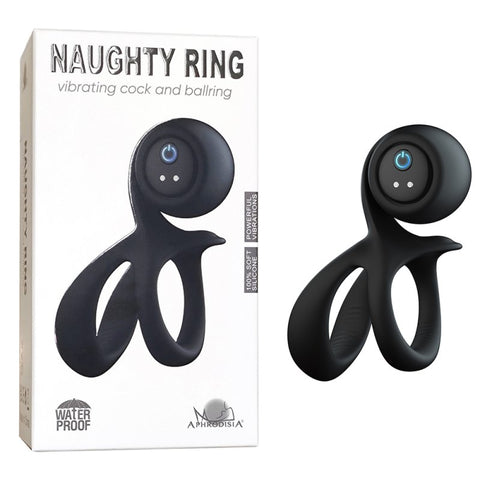 BDStyle Naughty Vibrating Cock and Balling Ring - Vibrating Cock Rings