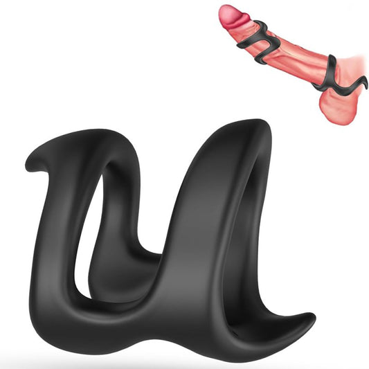 BDStyle Penis Ring U Model Mens Cock Rings - Silicone Cock Rings