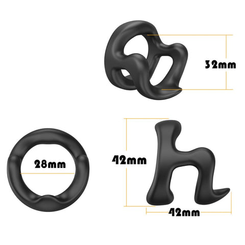 BDStyle Penis Ring H Model Male Cock Rings - Silicone Cock Rings
