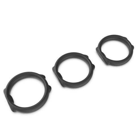 BDStyle Cat Silicone Cock Ring Set - Cock Ring Sets