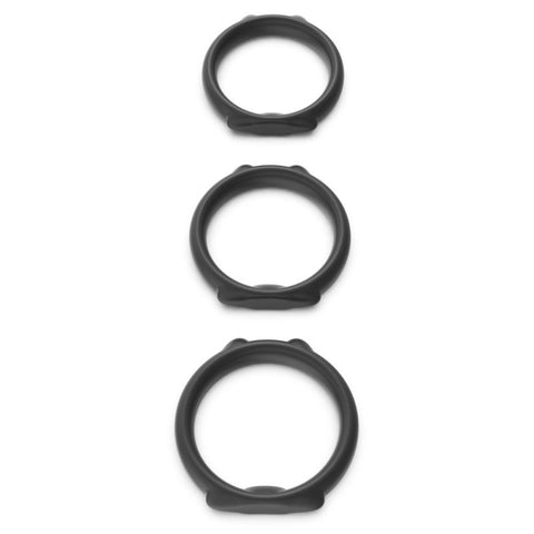 BDStyle Cat Silicone Cock Ring Set - Cock Ring Sets