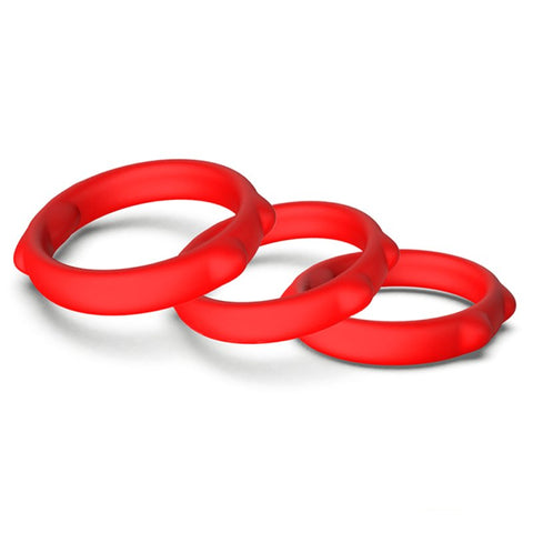 BDStyle Cat Silicone Cock Ring Set - Cock Ring Sets