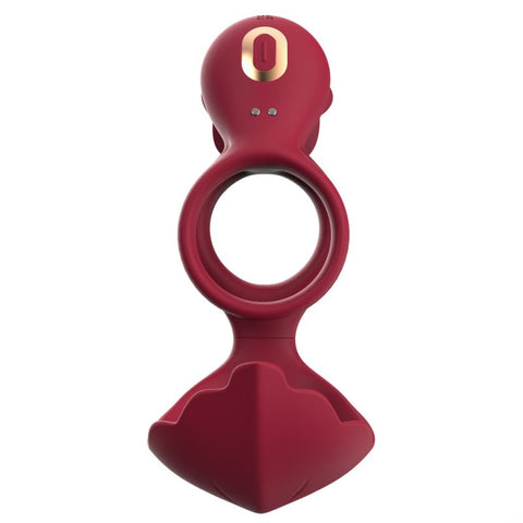BDStyle 12 Functions Clit Stimulator Cock Ring - Vibrating Cock Rings
