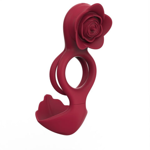 BDStyle 12 Functions Clit Stimulator Cock Ring - Vibrating Cock Rings