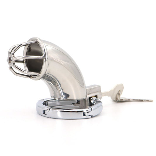 BDStyle Gear Adjustable Ring Stainless Steel Cock Cage - Male Chastity